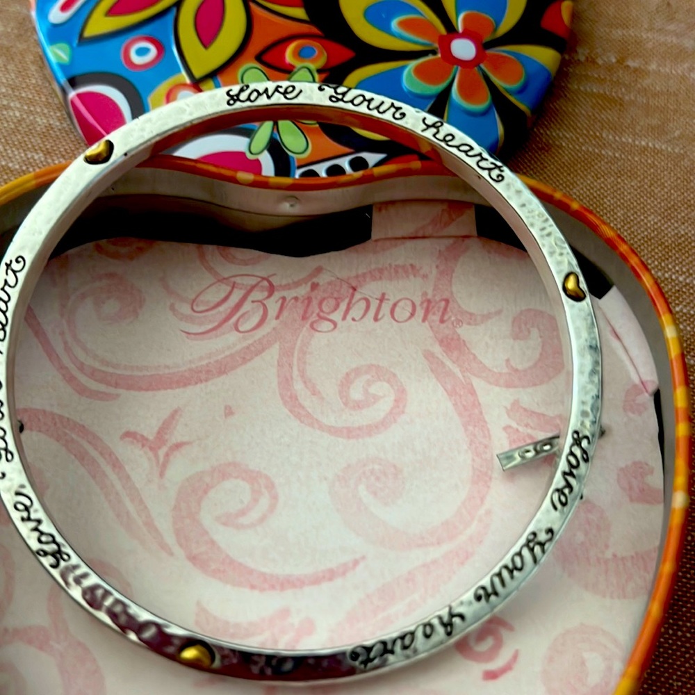 Brighton “Love Your Heart” Bangle Braclet